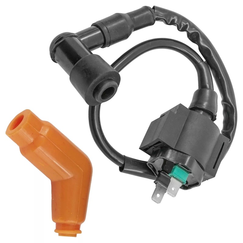 Caltric Ignition Coil & Spark Plug Cap Boot for Honda