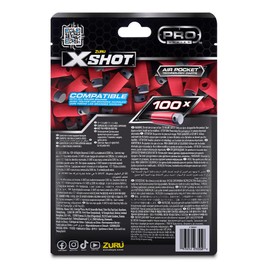 X-Shot Pro Series Short Dart Refill - 100 Short Darts Refill Pack - Blaster Action Accessories