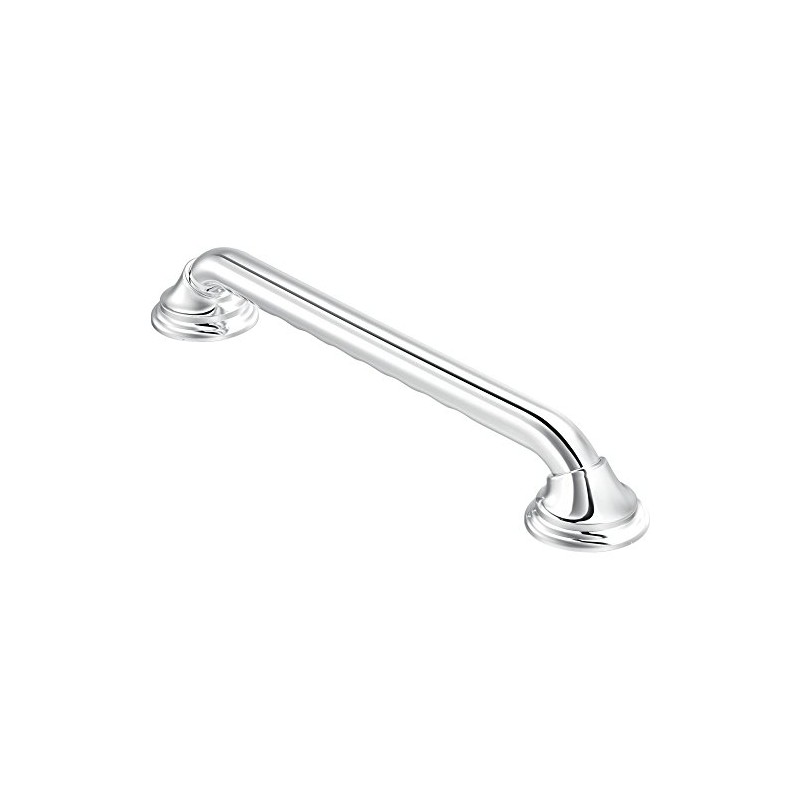 Moen Chrome Bathroom Safety 12-Inch Designer Shower Grab Bar with