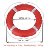 Life Ring Buoy Boat Safety Throw Ring with Water Floating