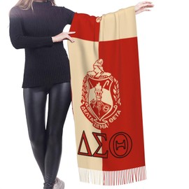 1913 Sorority Paraphernalia Sorority Gifts For Women Fall Winter Cashmere Feel Scarf Large Shawl Wrap Soft Warm Big Scarves