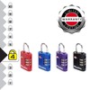 Master Lock 4686EURT Pack of 2 Combination Travel Padlocks TSA