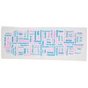 Epios 7341 Tenugui Hand Towel, Thank You, 13.8 x 35.4