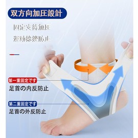 足首サポーター 固定 薄型 通気性材質 足 サポーター アキレス腱 サポーター かかとサポーター 踵サポート ランニング 登山 スポーツ用 通勤 立ち仕事 日常用 男女兼用 (グレー/左, M)