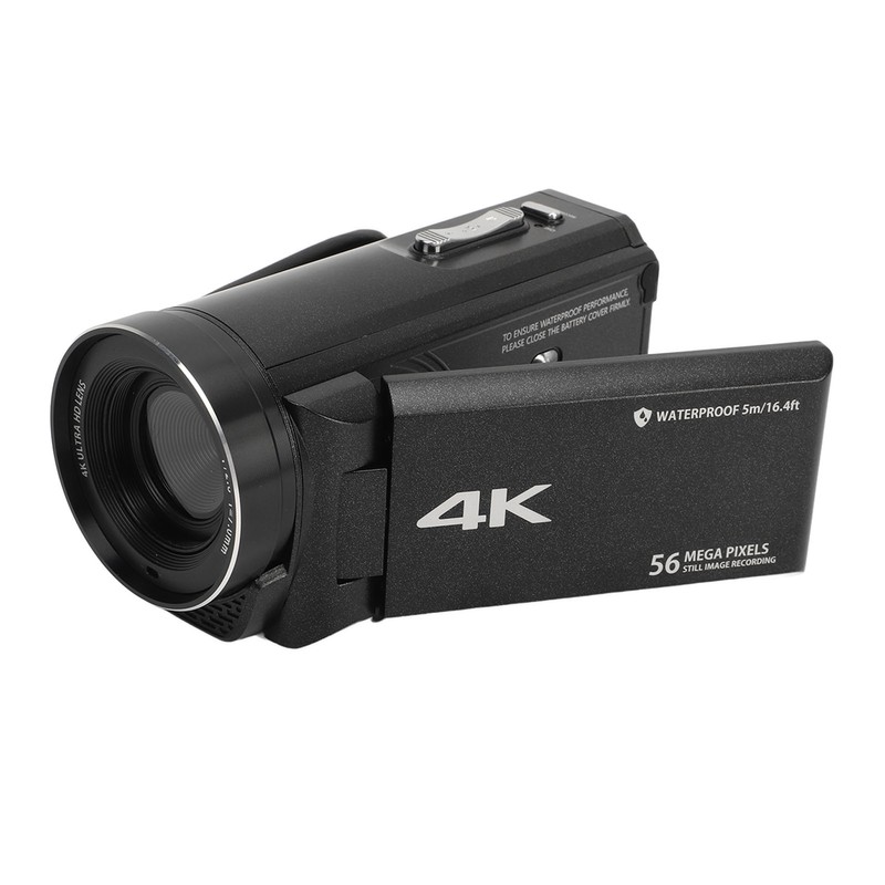 4K Video Camera Camcorder Intelligent Anti Shaking 56MP Vlogging Camera
