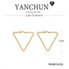 Triangle Earrings for Women Gold Geometric Earrings Minimalist Square Earrings
