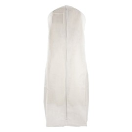 Tuva Breathable Wedding Dress and Breathable Gown Garment Bag, White, 72" Long