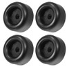 4 Pcs 2.5" Round Rubber Bump Stops with Hole, Universal