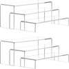 6 Sets Acrylic U-Shaped Display Stand, Clear Acrylic Display Risers