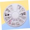 Ipetboom Nail Art Decoration Set 12pcs Alloy Nail Ornament Manicure