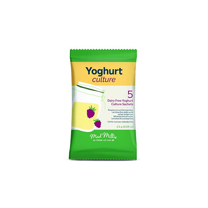 Mad Millie Yoghurt Culture 5X Pack Makes up to 10L