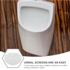 Healeved Urinal Deodorizer Screen Pad Restroom Odor Anti-Splash Design for