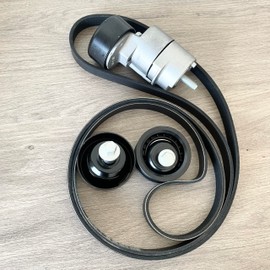 Belt Tensioner & Idler Pulley V-Ribbed Belt Kits Compatible with 10-16 Hyundai Kia 2.0L 2.4L Replacement for 6PK2125, 25281-25000, 2528125000, 25212-2G760, 252122G760