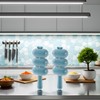 2 Pcs Blue Rice Ball Maker Shake Lunch Maker Mould