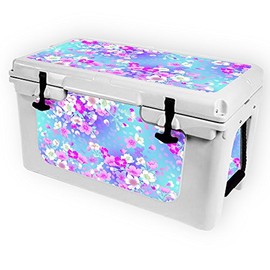 MightySkins (Cooler Not Included) Skin Compatible with RTIC 45 Cooler (2017 Model) - in Bloom | Protective, Durable, and Unique Vinyl Decal wrap Cover | Easy to Apply | Made in The USA