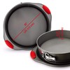 Boxiki Kitchen 10 Zoll Antihaft-Springform, Professionelle Springform und Käsekuchen-Backform, Auslaufsichere