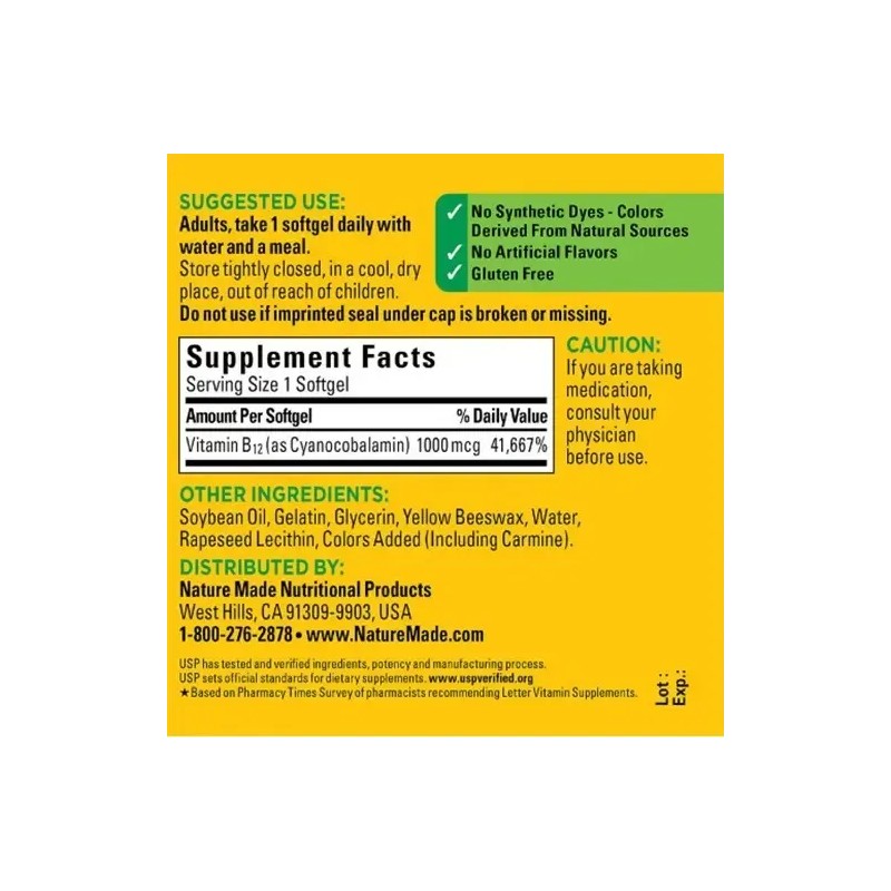 B12 Ayudan A Estimular El Metabolismo Energético 90 Cap