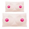 Moonlove Fun Soft Boobs Breasts Pillow Funny Girlfriend Throw Pillow