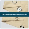Clothink Outdoor Curtain Weatherproof Wind Protection - 132 x 245