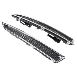 MOTOALL Headlight Lower Trim Moulding Grille Replacement for Ford Escape 4-Door 2013-2016 Left and Right Replace CJ5Z13008C CJ5Z13008D