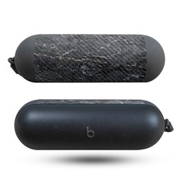 Carbon Fiber Speaker Skin Compatible with Beats Pill (2024) - Onyx Marble - Premium 3M Vinyl Protective Wrap Decal Cover - Easy to Apply | Crafted in The USA by MightySkins