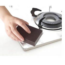 Alfykym 10 Pack Carborundum Sponges Elite Emery Sponges Cleaning Pads Carborundum Brusher and Rust Sand Scrubbers for Kitchen Cleaning Pots and Pans