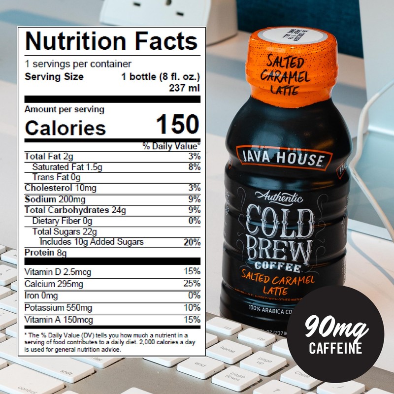Java House Cold Brew Coffee Ready to Drink Bottles -