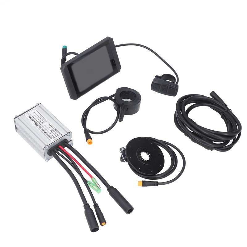 15A Electric Bike Controller Kit Waterproof LCD8H Meter Bicycle Conversion