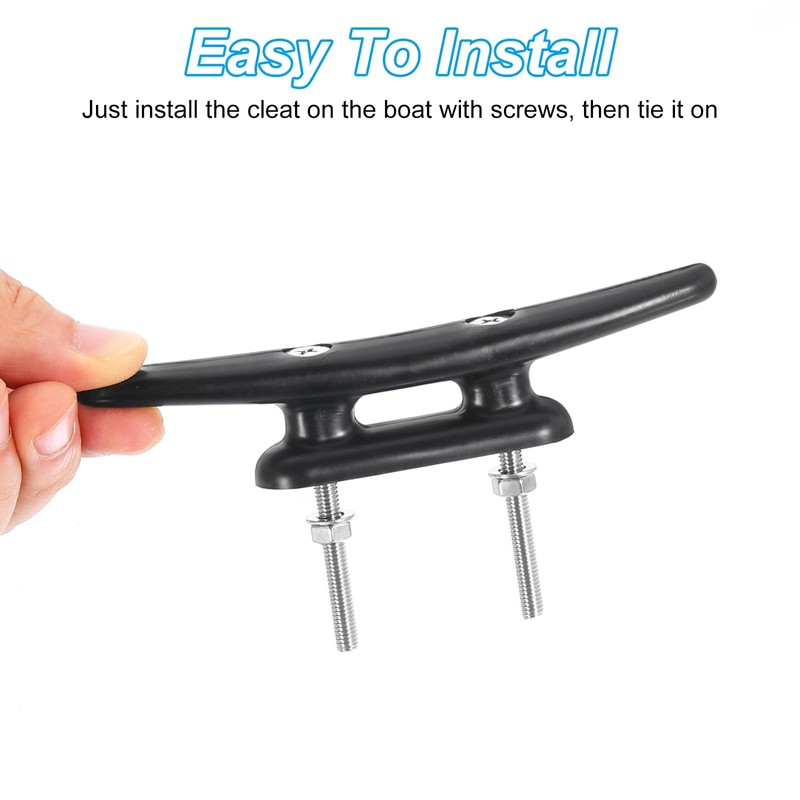 PATIKIL 8 Inch Nylon Boat Dock Cleat 2 Pack Kayak