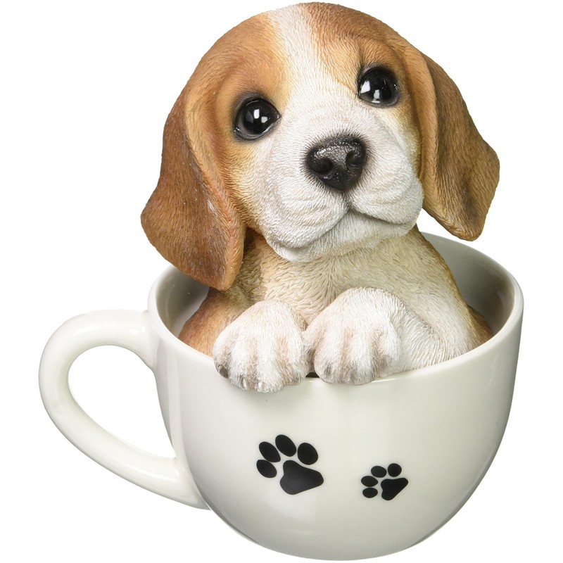 Toyo Sekisu Dog Ornament (Beagle) 14082, Brown, Approx. 5.1 x