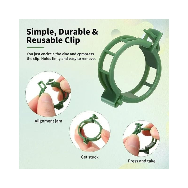 Pack of 100 Plant Clips, Plant Clips, Tomato Clips, Tomato