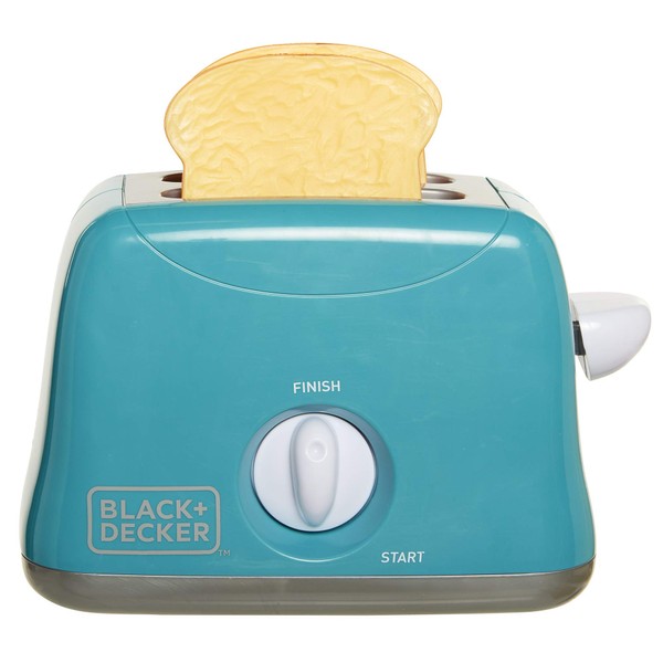 BLACK+DECKER Toaster with Sounds! Kitchen Food Pretend Play Toys Appliances for Kids