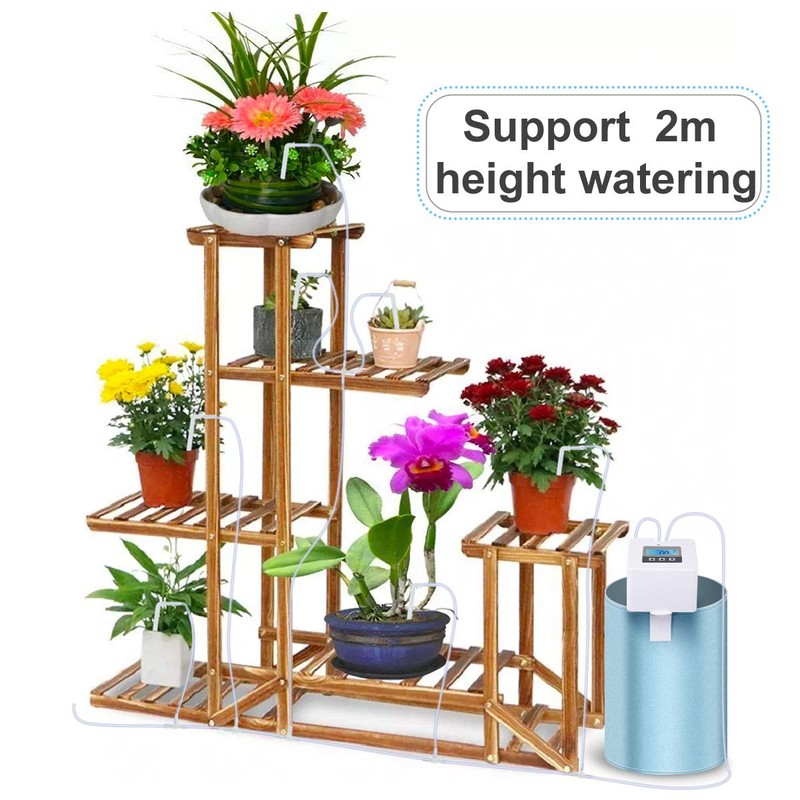 Landrip DIY Bewässerungssystem, Indoor Bewässerungssystem Balkon, Bewässerungssystem Topfpflanzen mit 33ft