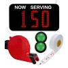 Wireless Queue Management System LED Token Number Take a Number