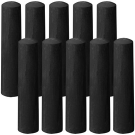 ywmigl 10 Pcs Sidewalk Chalks for Kids Non Toxic Jumbo Chalk for Party Gift Outdoor Art Classroom Play Painting (Black)