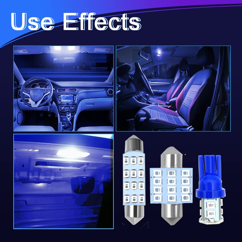 24PCS LED Interior Replacement Bulbs, Interior Car Lights, Dome Light