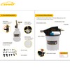 24PCS Brake Bleeder Kit, Vacuum Brake Bleeder Kit with 2L