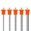 250 Pieces Rebar Mushroom Safety Caps | for Rebar #3