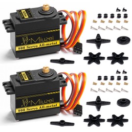 Miuzei MG996R Servo Motor Metal Gear High Speed Torque Digital Servo for RC DIY Helicopter Car Boat Robot (2)