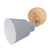 Wall Sconces Modern Minimalist Style Wood Art Decorative Grey Wall