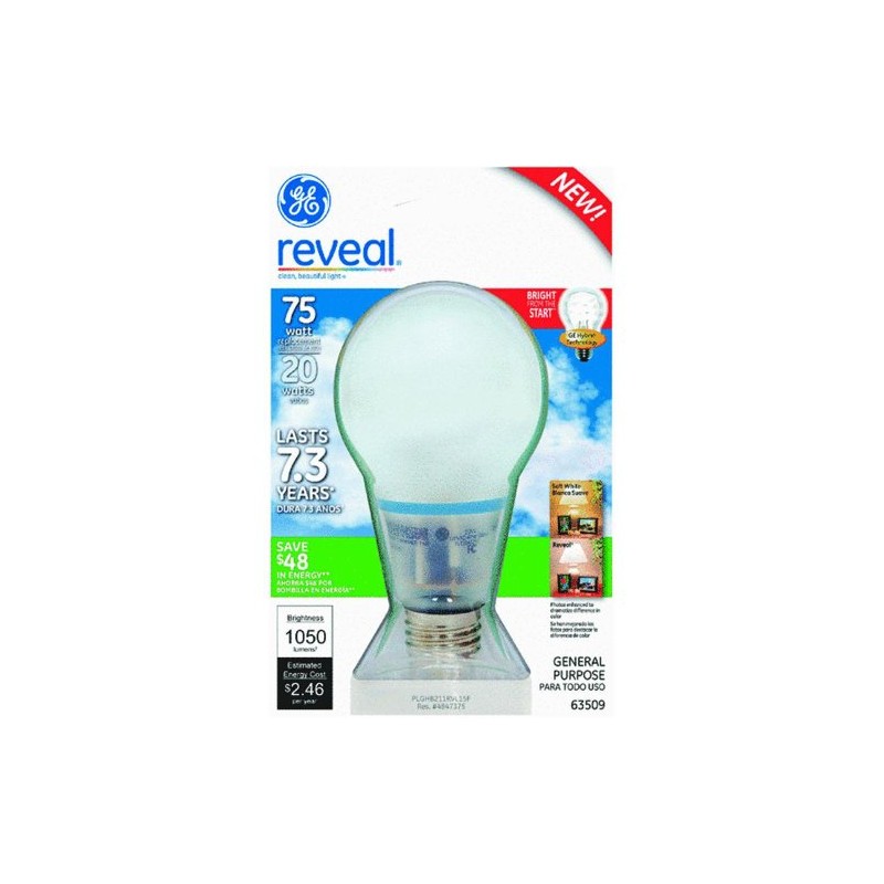 GE 63509 20-Watt 1050-Lumen Bright from the Start CFL Light