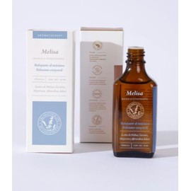 Melisa Bálsamo Corporal Relajante, Aceites de Melisa, Geranio, Mejorana y Almendras Dulces, 50 ml