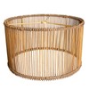 Bamboo LampShades Medium Rattan Lamp shade,Drum,Boho Lamp shades For Table