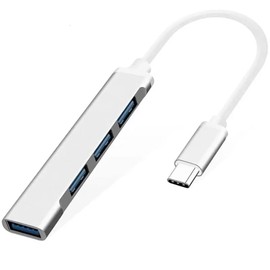 Coverzone Type-c To USB Hub 4 Port Çoklayıcı Macbook İle Uyumlu Çoğaltıcı Adaptör