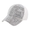 Naimo Women's Rhinestone Baseball Cap Adjustable Baseball Cap Women Sparkle