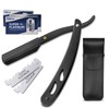 URAQT Men's Razor with Interchangeable Blade and Case, Travel Razor