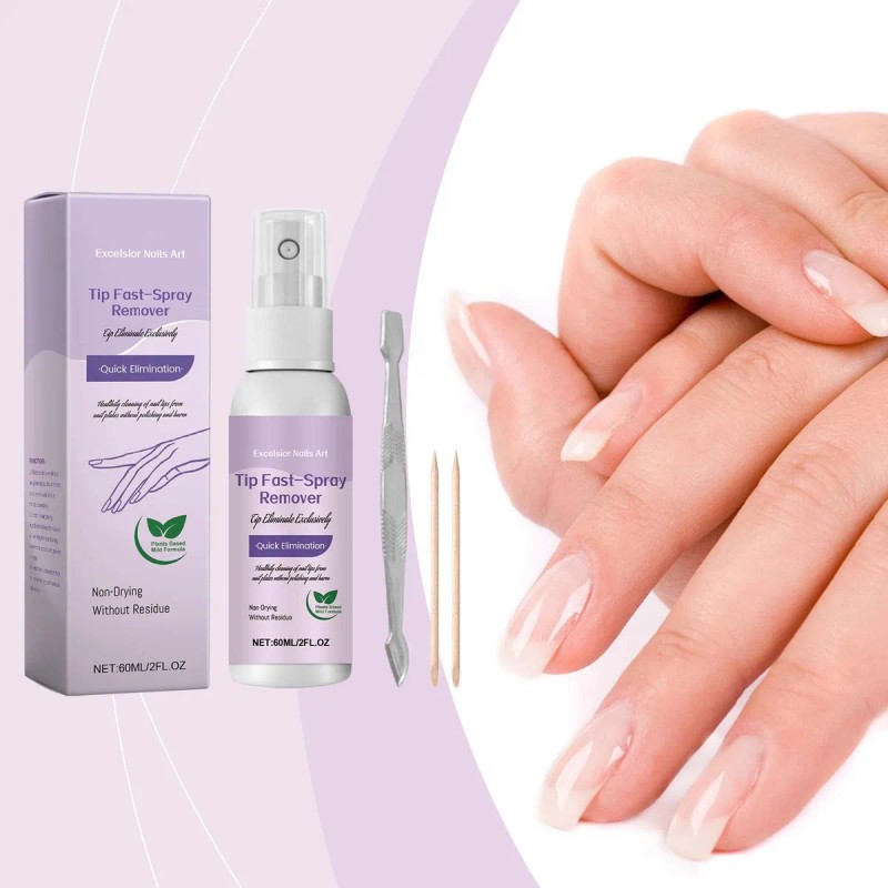 B The Nail Glue Removeer Elimina El Pegamento Sin D