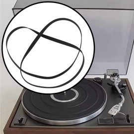 Briny River 2Pcs Turntable Drive Belt 600x5mm Compatible with Pioneer PL-12D PL-15D PL-100 PL-112D PL-117D Record Player Replacement