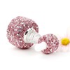 BlingSHD Dropper Bottle,Rhinestone Empty Portable Essential Oil Bottle,Bling Travel Perfume
