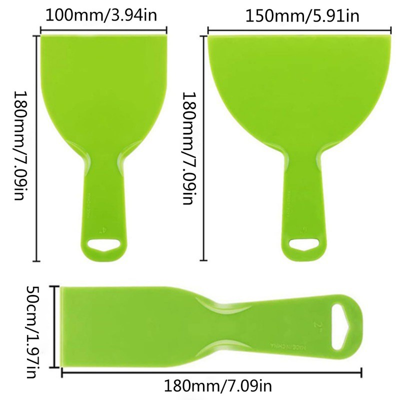 TYTUOO 3 Piece Set Of Different Inch Plastic Set Plastic